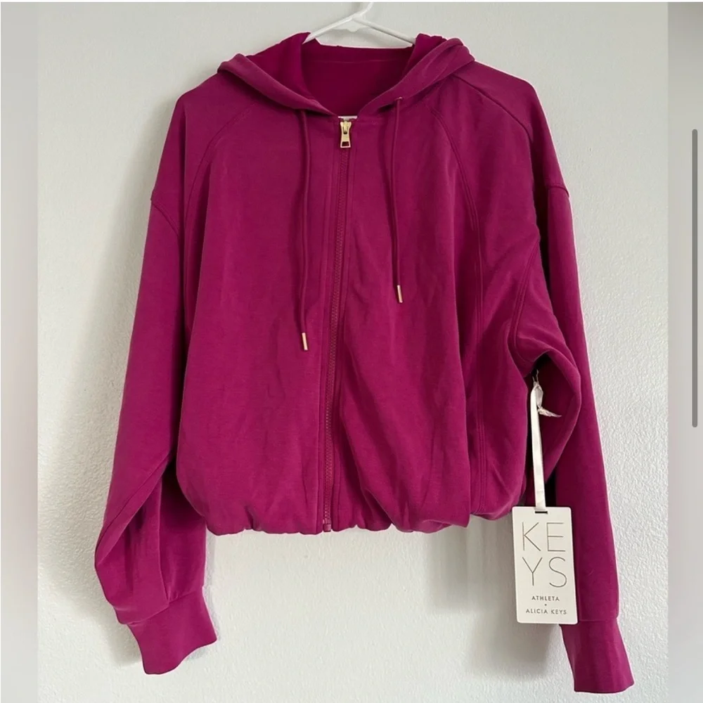 Athleta Alicia Keys Women's fuchsia
Pink hoodie - Picture 3 of 9